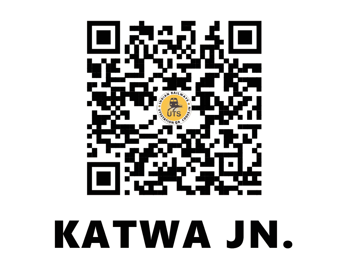 UTS QR Code for KATWA JN. - KWAE - ER (WEST BENGAL)